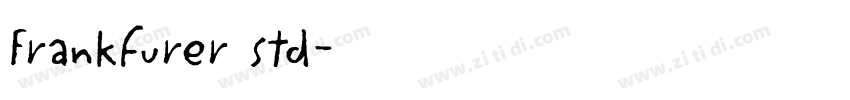 Frankfurer std字体转换